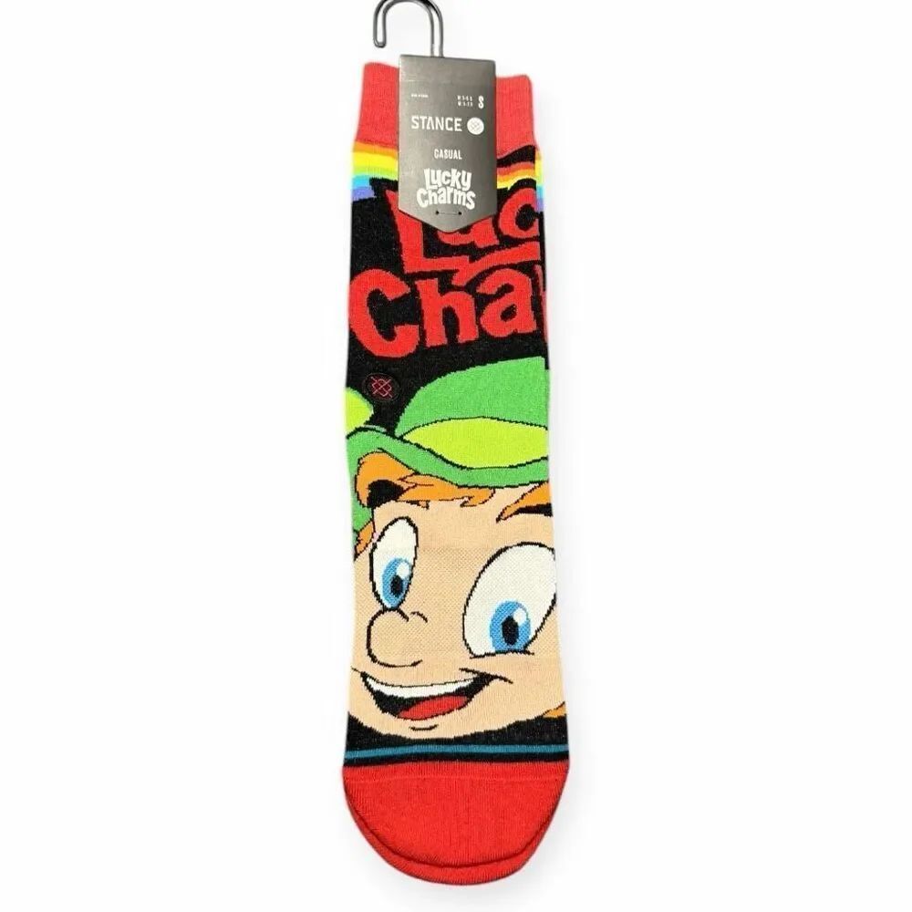Stance Lucky Charms Casual Crew Socks Mens size S M3-5.5 W5-7.5 New